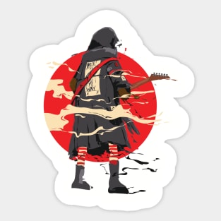 Man With Guitar Sticker